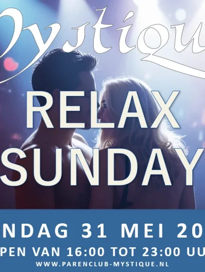 Evenement flyer voor Relax Sunday op 31 mei 2026